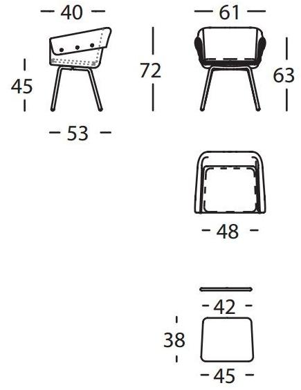 Sancal Кресло из ткани с подлокотниками sun-id-1371339 - Вид №4