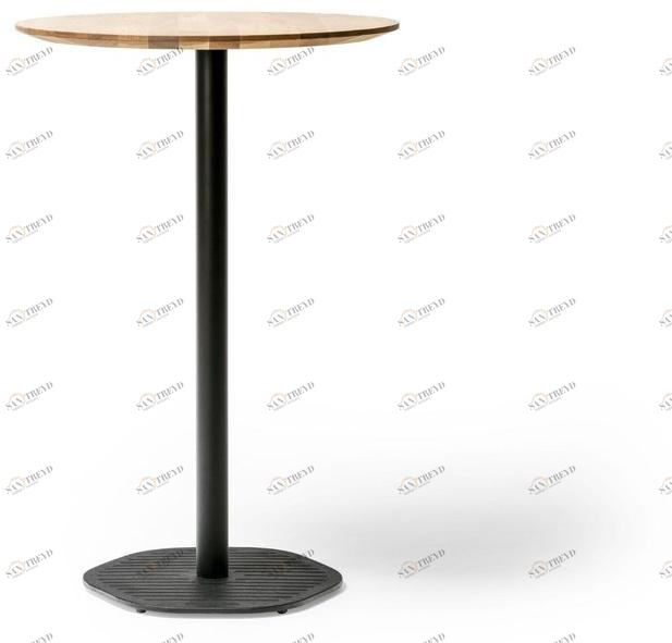 TON Высокий круглый деревянный стол  429 639 