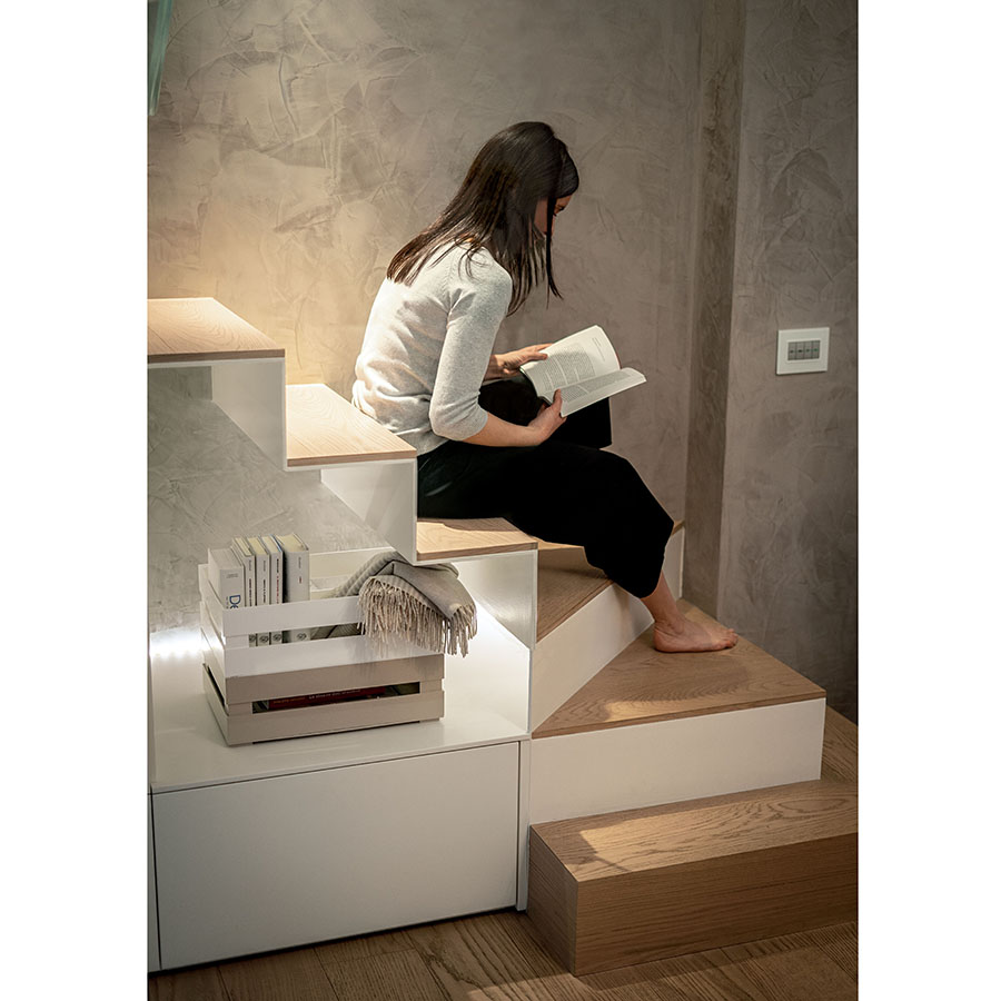 Ящик для хранения пластиковый 15 см белый Tidy&Store GUZZINI  00-3871170 Белый  - Вид №2