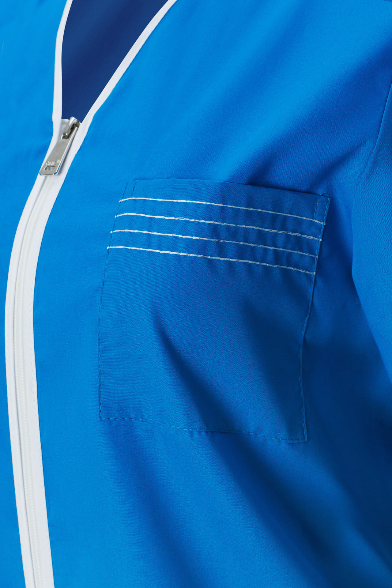 66186 Куртка "Сервис" темно-голубая  Медицинская одежда  размер 60/158-164 Спецодежда  - Вид №2