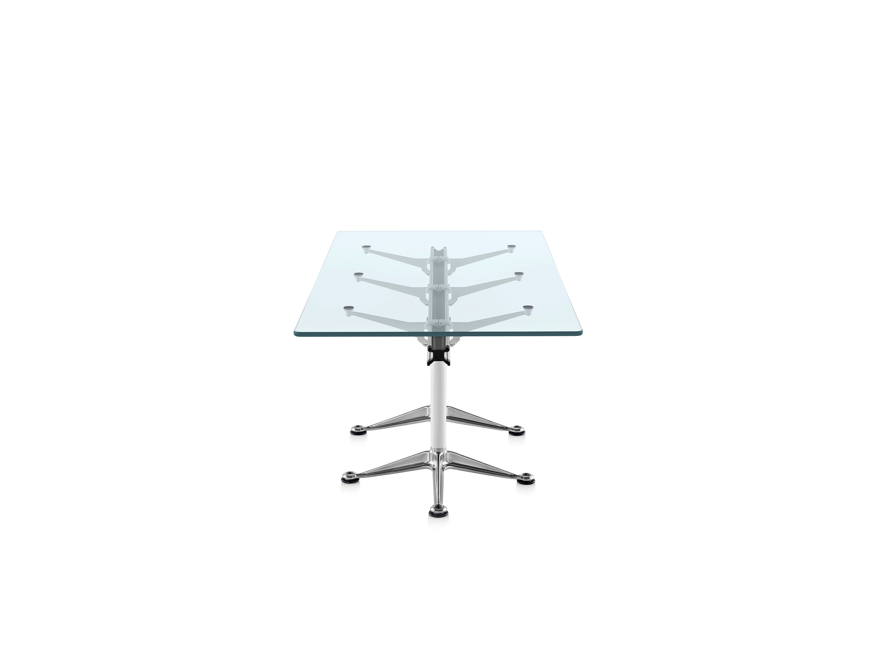 Стол / Стол из алюминия и стекла Herman Miller Burdick ARCH-00071234 - Вид №7