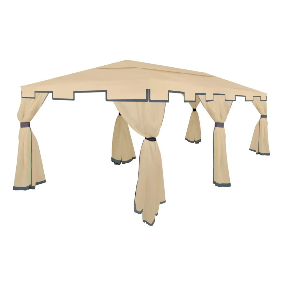 Тент садовый Green Glade 6х3х2.5 м сталь/полиэстер бежевый 84756029 STLM-2071386 Santreyd 