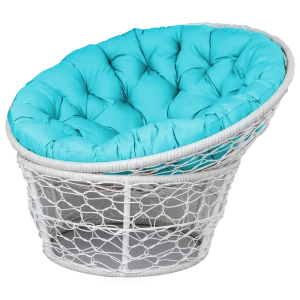 Садовое кресло Greengard Мадрид 90x96x108 см искусственный ротанг белый