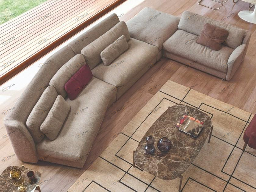 CTS SALOTTI Модульный угловой диван из ткани Bloom sun-id-1490902