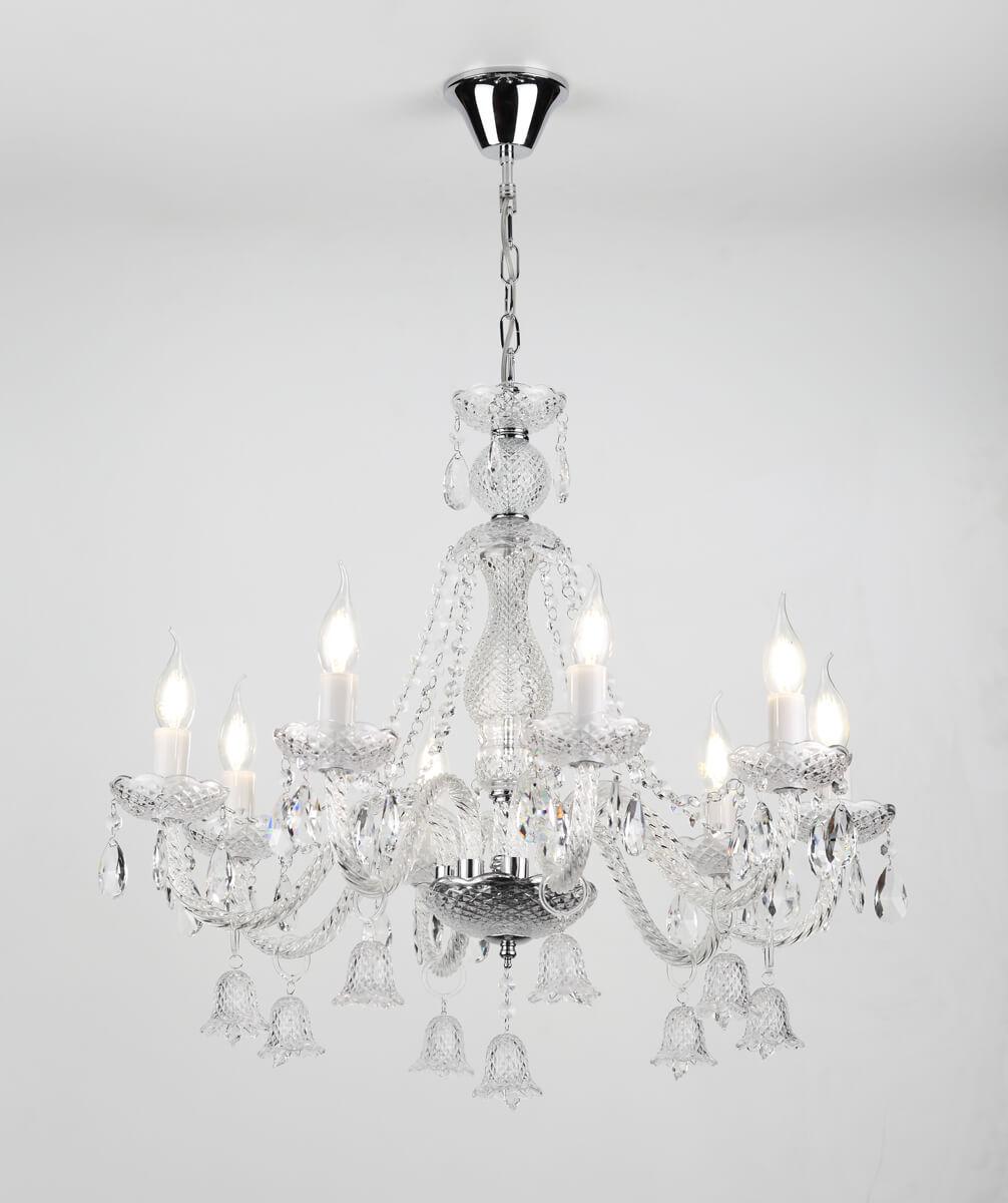 Подвесная люстра Rivoli Campane 1011-208 RIVOLI ДИЗАЙНЕРСКИЕ, CAMPANE 336776 Хром;прозрачный  - Вид №2