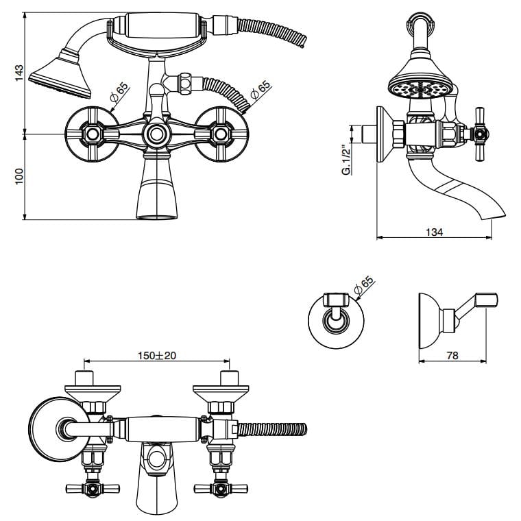 Наружная настенная ванна GATTONI TRD ARCH-00046451 - Вид №1