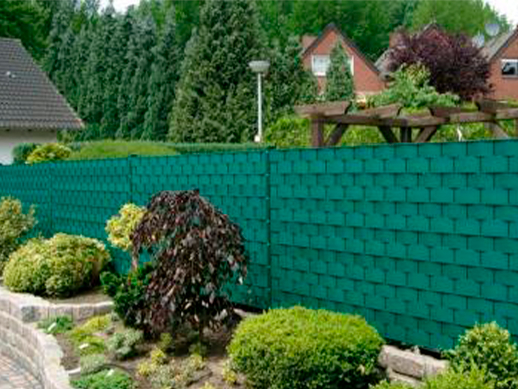 Заборная лента зелёная 48 мм ГеоПластБорд GPBST-177 - Вид №14