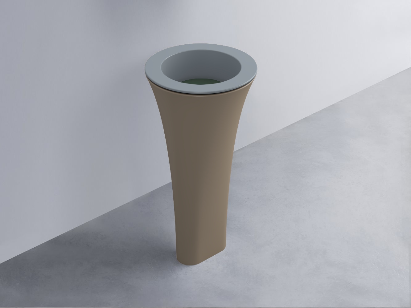 AMLA45-BR+AMPILT-MU+AMCOLT-AN Раковина Amedeo Tondo отдельностоящая cielo Enjoy + Amedeo Ceramica Cielo