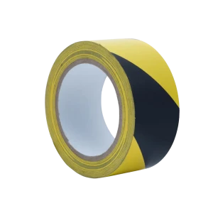 Лента разметочная Standers самоклеящаяся 50 мм x 33 м цвет чёрный/жёлтый