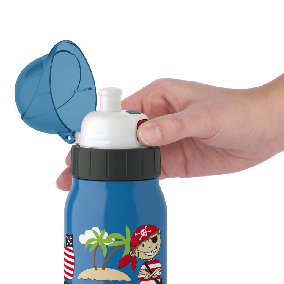 Термофляжка детская голубая 0,35 л Iso2Go "Пират" EMSA ДИЗАЙНЕРСКИЕ 00-3951786 Синий  - Вид №7