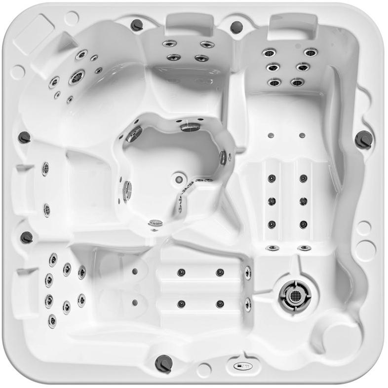 Albatros Квадратный мини-бассейн с 5-местной хромотерапией  04oap229  - Вид №4