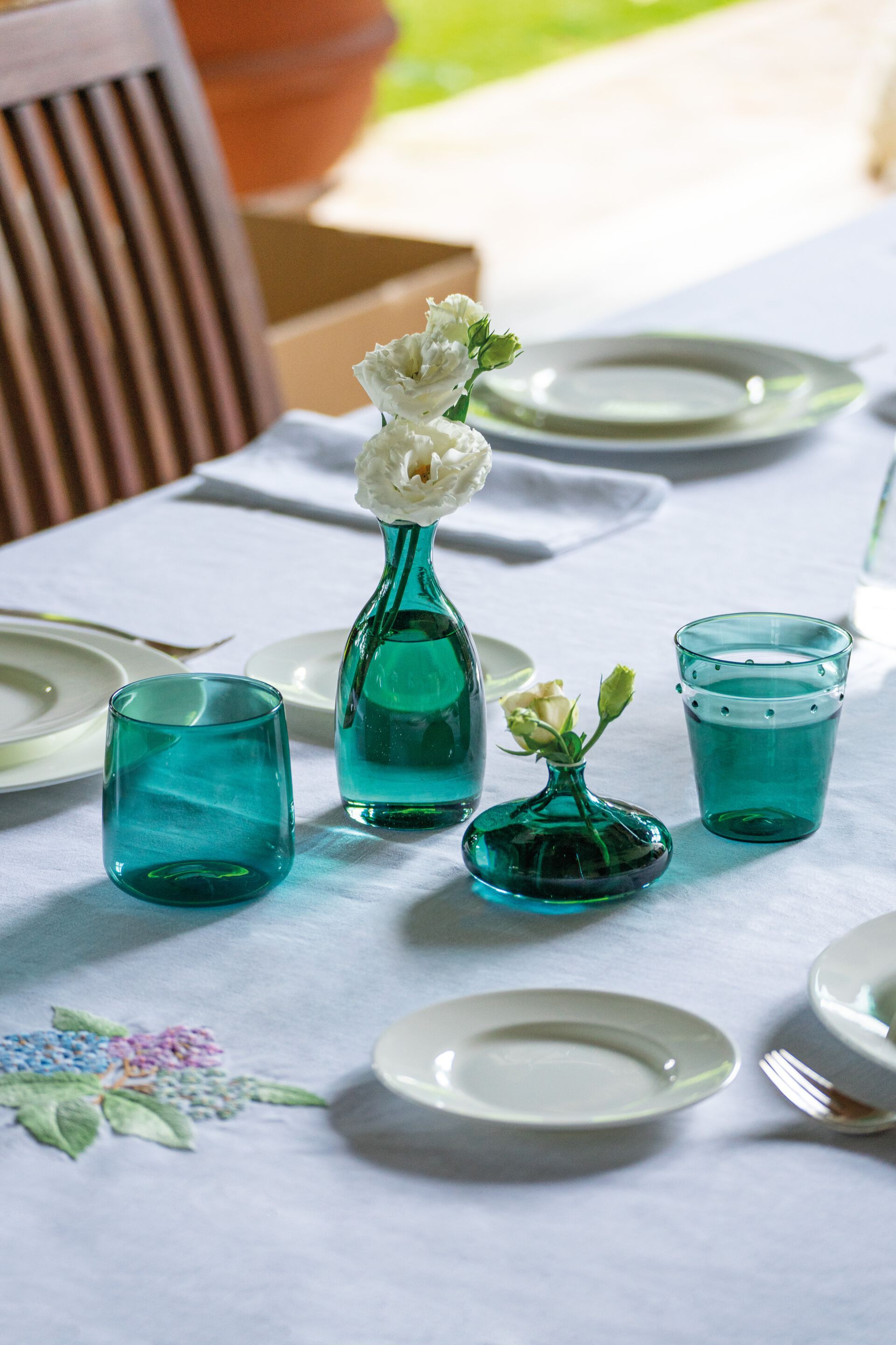 ВАЗа ручной работы из боросиликатного стекла Zafferano UN FIORE ARCH-00072102 - Вид №9