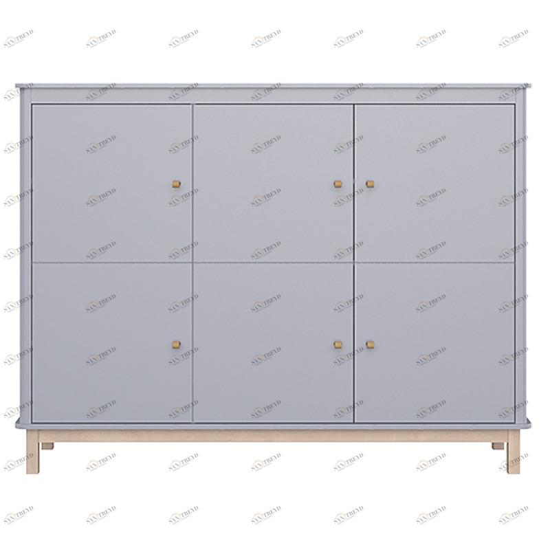 Шкаф детский низкий серый Classic ELLIPSE ELLIPSE CLASSIC 257751 Серый Santreyd 