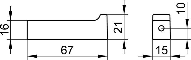 11116030000 Крючок для халата KEUCO Edition 11 - Вид №3