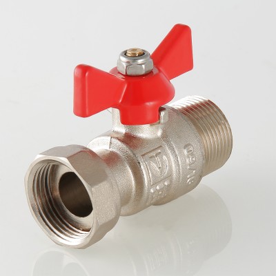 VT.260.N.0606 Кран шаровой с накидной гайкой и наружной резьбой Valtec 1"  - Вид №3