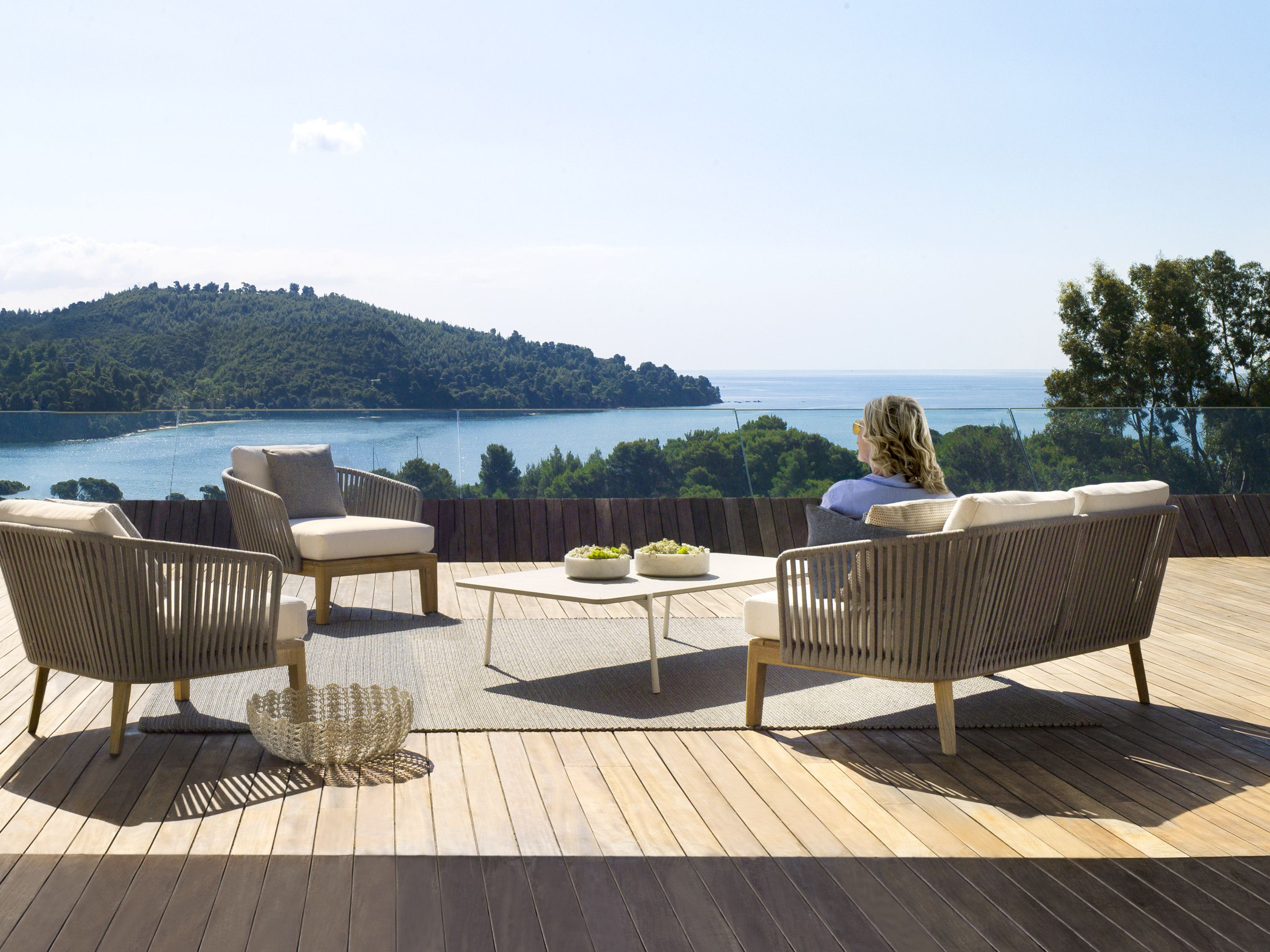 2-местный тканевый мягкий садовый диван TRIBÙ Mood ARCH-00078198 - Вид №4