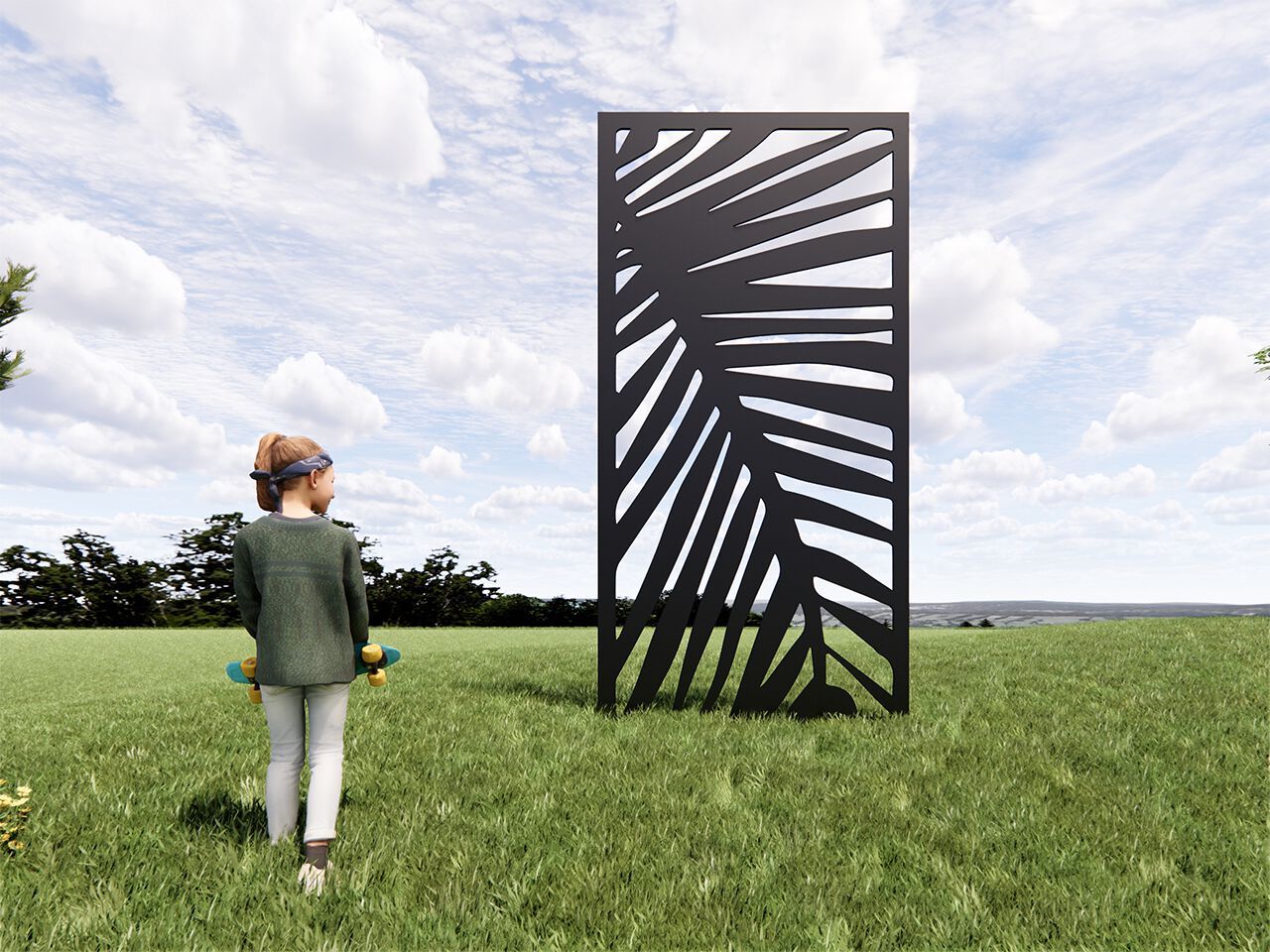 Экран перегородки сада MaxForm Customization ARCH-00041406 - Вид №1