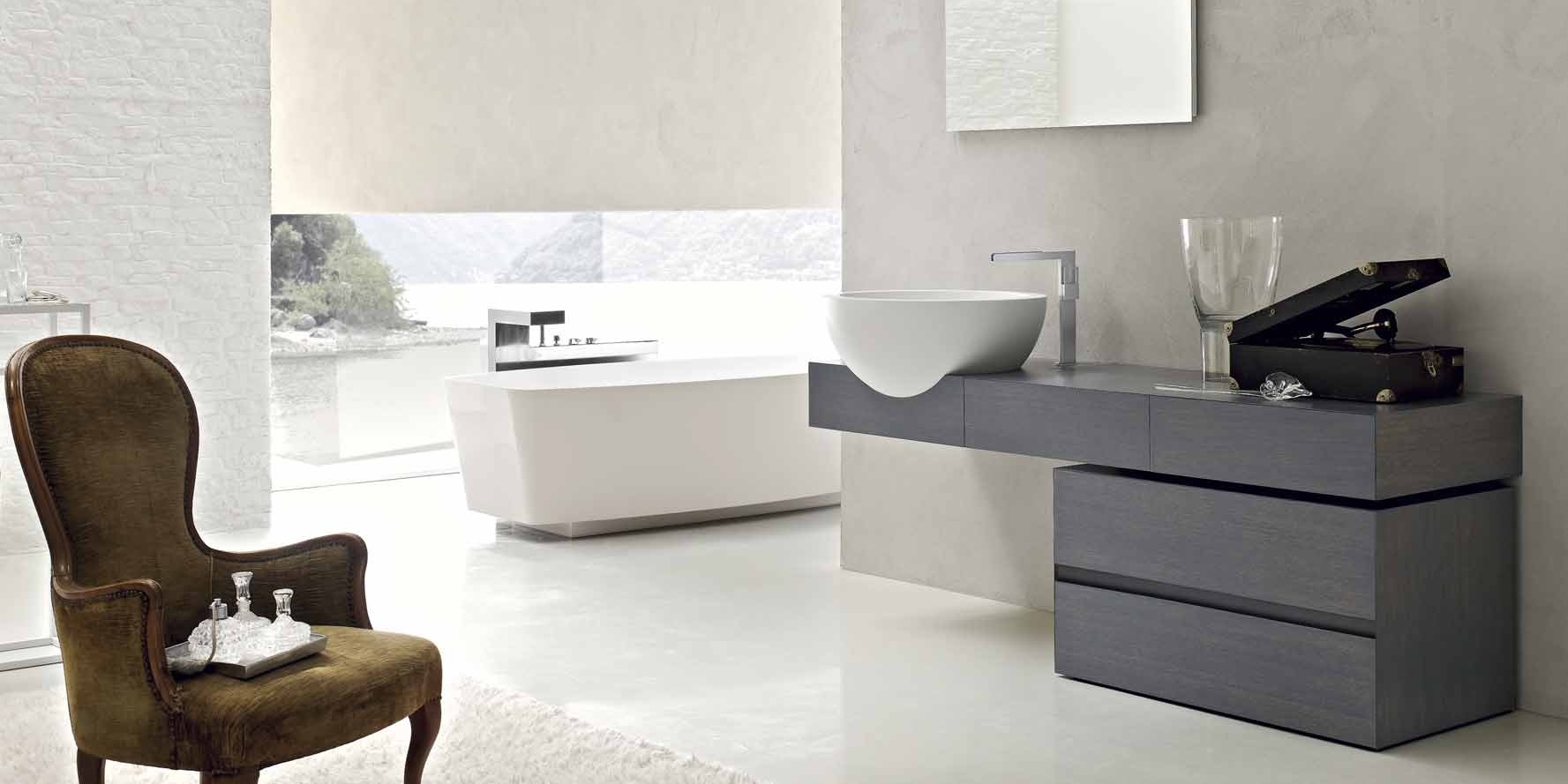 Toscoquattro Ванна отдельно стоящая из искусственного камня OPERA 10VA2SA - Вид №1