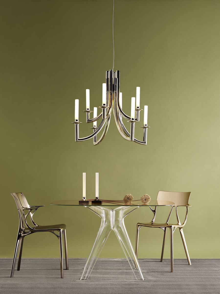 Светодиодный подвесной светильник из инженерного пластика Kartell KHAN ARCH-00016584