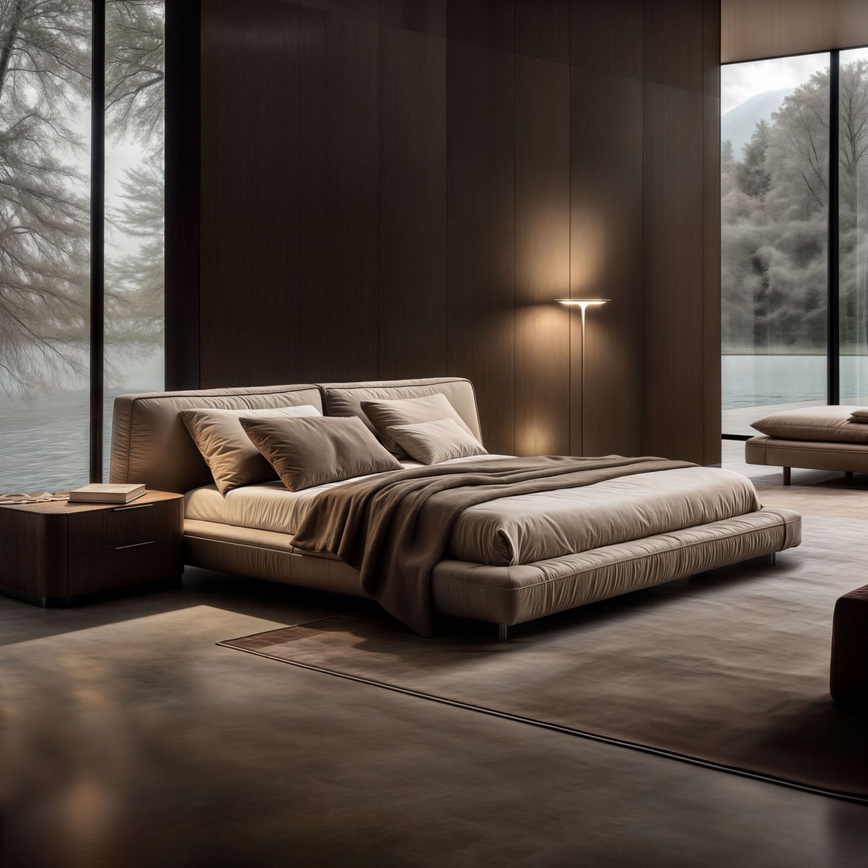 Двуспальная кровать из ткани Formitalia Metropolitan ARCH-00097568 - Вид №1