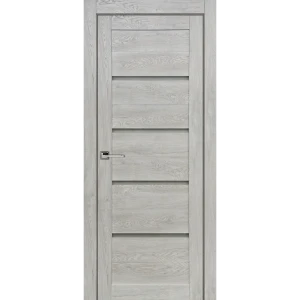 Комплект двери Тренд горизонтальный со стеклом 90x200 см Hardflex серый без доборов