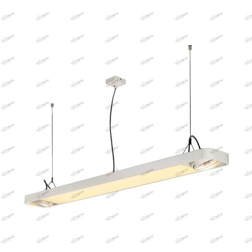 Подвесной светильник прямоугольный белый SLV Aixlight R2 Office 159141 SLV ДИЗАЙНЕРСКИЕ, AIXLIGHT R2 WHITE 00-3889719 Белый 