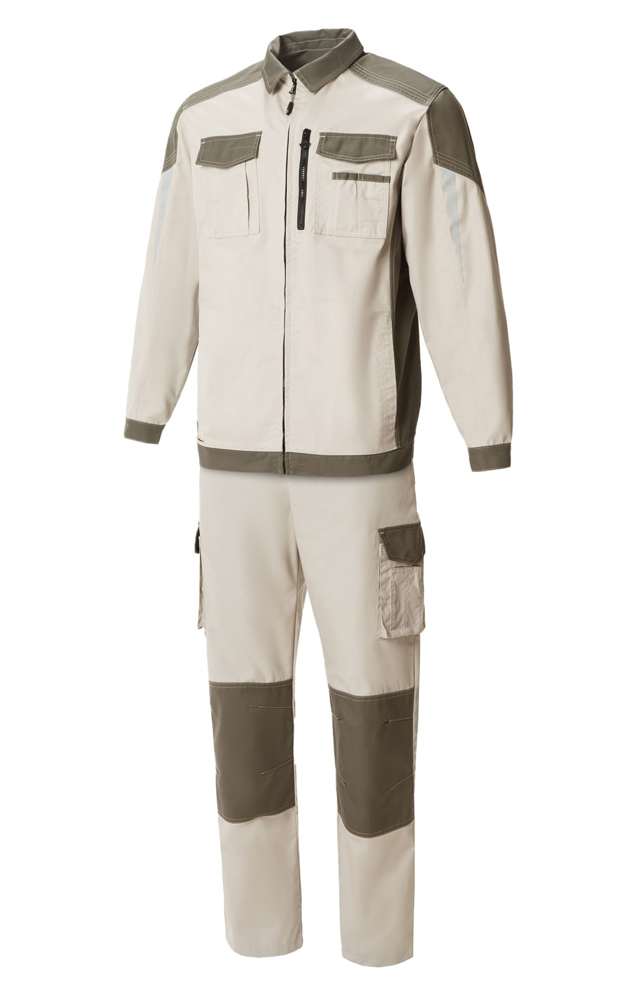 4973746 Костюм  NEW цвет серый песок с серым хаки STATUS  Летняя спецодежда  размер 64-66/170-176 