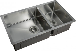 Мойка кухонная ZorG Light ZL R 780-2-440 из нержавеющей стали, сталь