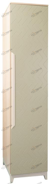 1406 Шкаф одностворчатый универсальный Сканди 60 см Жемчужно-белый R-HOME 4009261h_Жемчуг