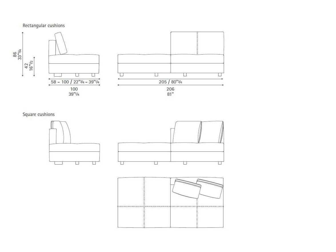 Кожаный модульный угловой диван Poltrona Frau коллекция - диваны и кресла ARCH-00060847 - Вид №39