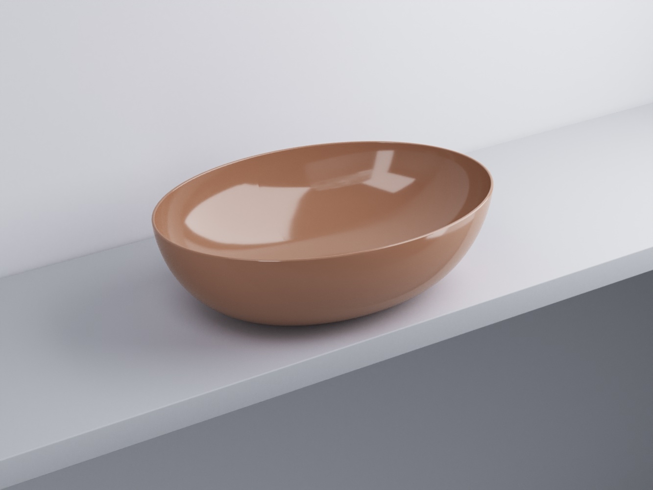 BAECO-NI Раковина овальный Eco 62 cielo Le Bacinelle Ceramica Cielo