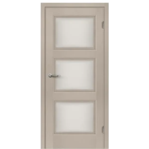 Комплект двери Трилло со стеклом 80x200 см Hardflex цвет ясень элегант без доборов