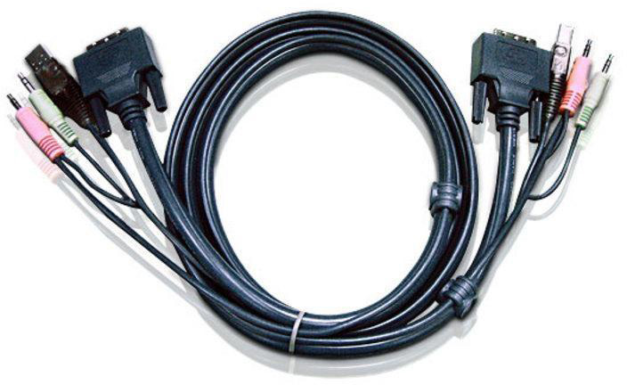 2L-7D02U Cable dvi/usba/sp.mc-dvi/usb b 1.8m ATEN Santreyd 