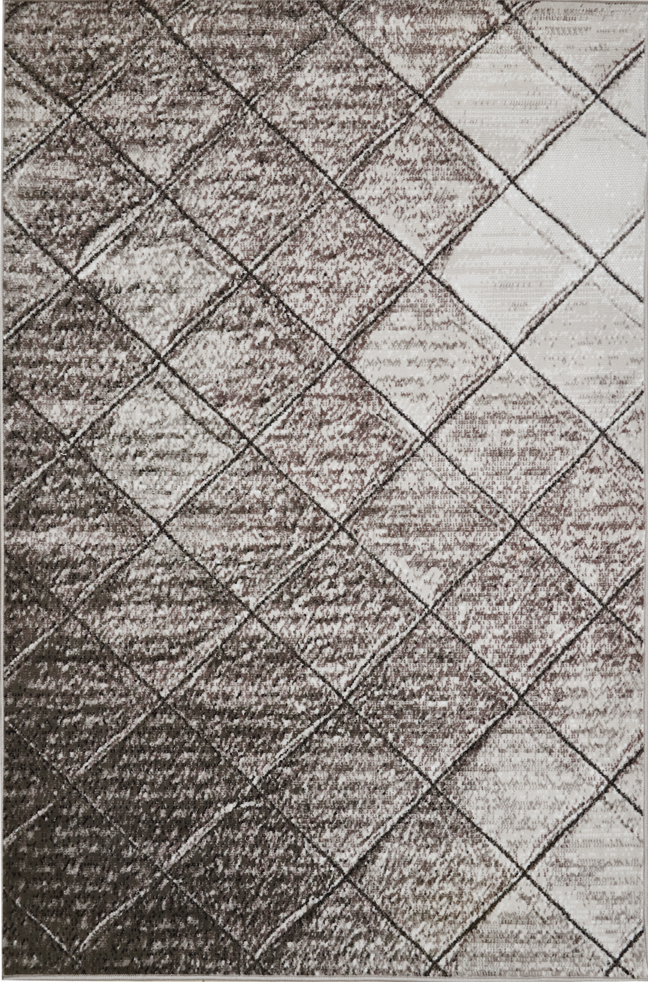 84267932 Ковер полипропилен Avrora GR18 140x190 см цвет серый STLM-0047911 Santreyd 