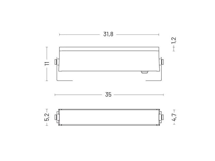 Алюминиевый регулируемый светодиодный наружный прожектор [LND] общие ARCH-00039663 - Вид №12