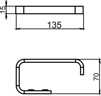 Держатель для туалетной бумаги Novaservis Metalia 4 6431.0 хром 64310 - Вид №1
