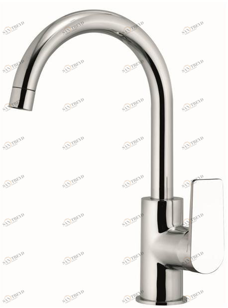 Remer Rubinetterie Смеситель для мойки, однорычажный, с высоким изливом Dream D 72 c