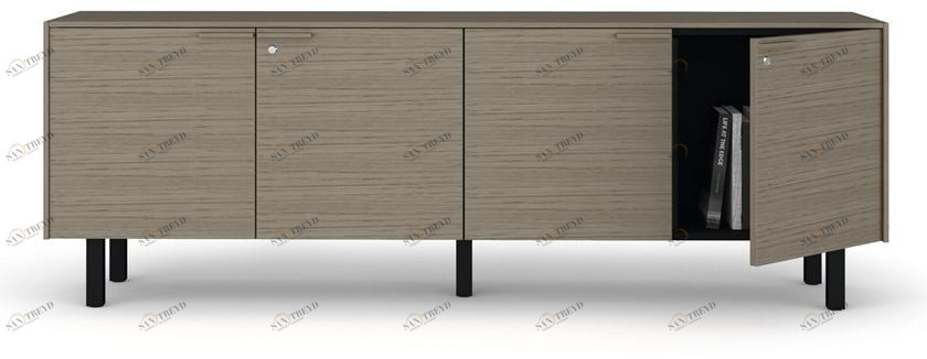 Bralco Низкий офисный ящик для хранения из дерева с замком sun-id-1461598