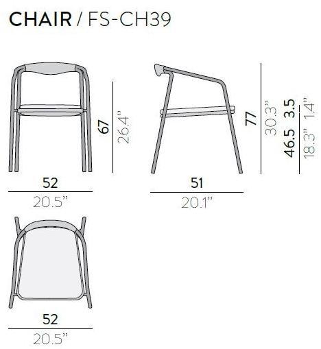 MANUTTI Садовый стул из веревки Duo Fs-ch39 - Вид №8