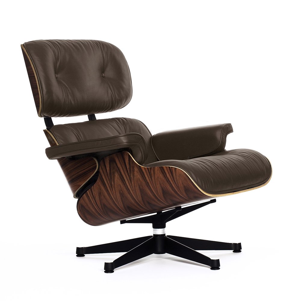Кресло Eames Style Lounge Chair палисандр коричневое SOHO DESIGN ДИЗАЙНЕРСКИЕ, LOUNGE CHAIR 131493 Венге  - Вид №1