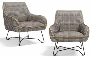 Egoitaliano Кресло из ткани с подлокотниками Namy