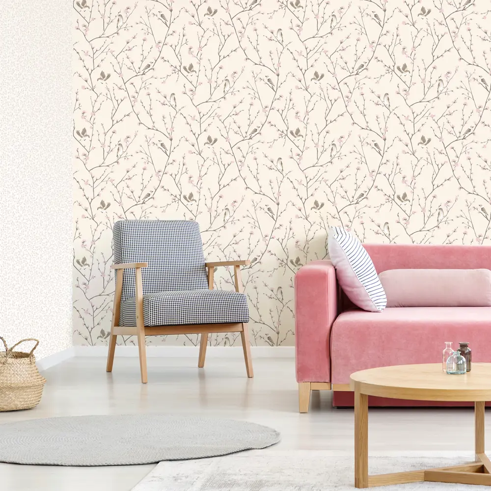 Обои флизелиновые Euro Decor Julie бежевые 1.06 м 7010-01 82377942 STLM-2064807 - Вид №5