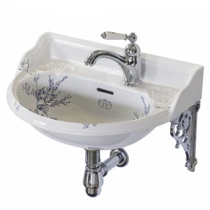 TB-SG-041 Подвесная раковина настенная овальная Traditional Bathrooms  белая