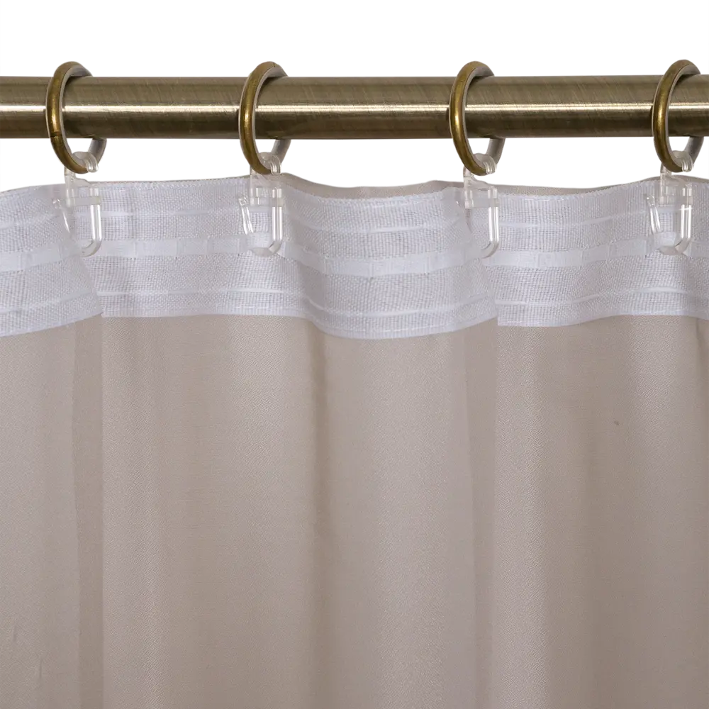 Тюль на ленте Лён Фентези 400x300 см цвет бежевый AMORE MIO STLM-2023268 - Вид №6