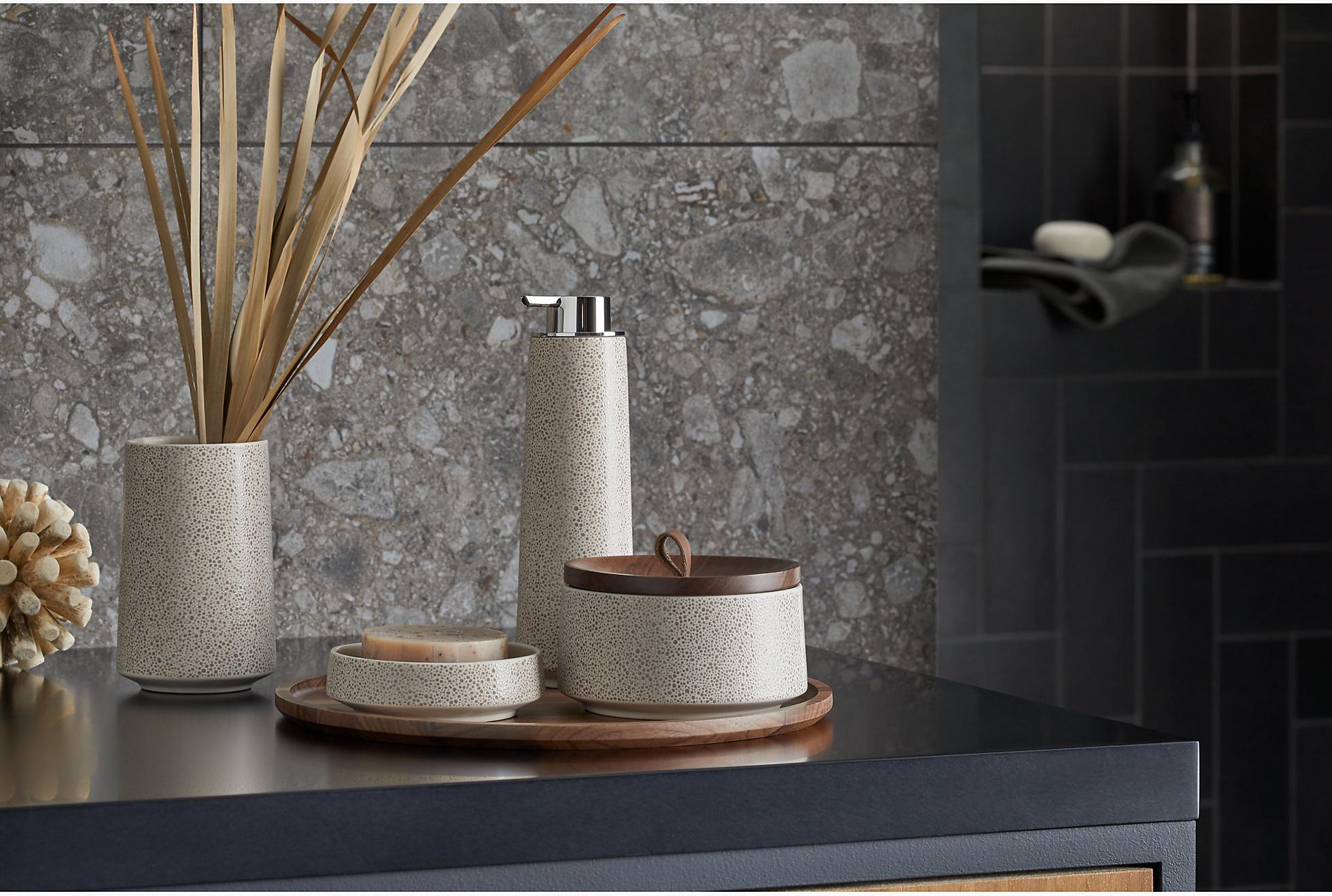 KOHLER Набор из пяти аксессуаров Bente , Oyster Pearl K-29590-SSP-HDN  - Вид №3