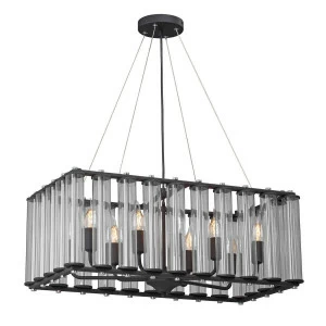 Подвесная люстра Vitaluce V5310-1/10 VITALUCE ДИЗАЙНЕРСКИЕ 328690 Черный