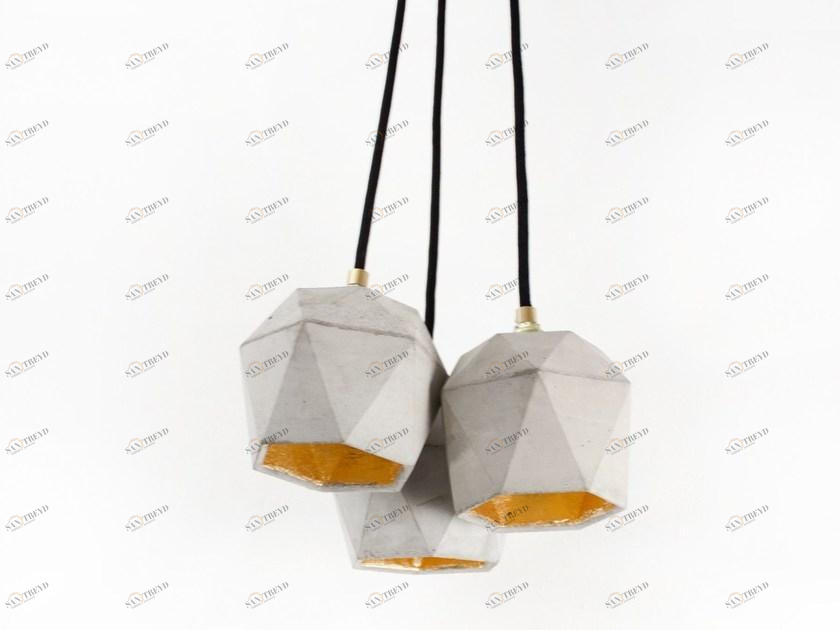 GANTlights Подвесной светильник с прямым светом в бетоне T sun-id-1463450