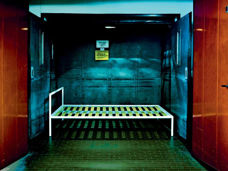 Zanotta Стальная двуспальная кровать sun-id-1472580 - Вид №1