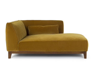 Бархатная спальная кровать