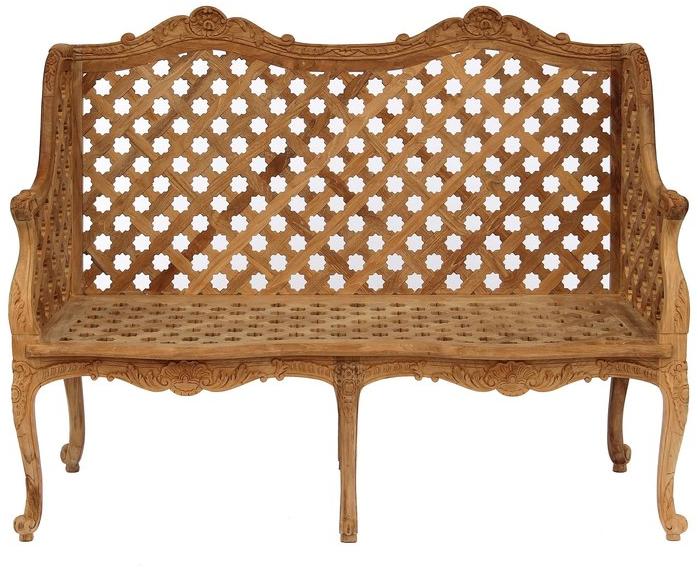 ASTELLO 2-местный диван из тикового дерева Glycine sun-id-1431058 - Вид №1